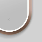Zrcadlo se senzorem SAT Aurum 40x80 cm rose gold SATZAUR4080BRG SATZAUR4080BRG