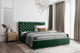 FRONTI Postel MODEL 03 120x200 zelená - MAGIC VELVET 2225