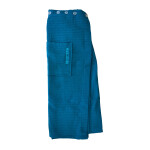 Vaflový kilt NordicSPA 80x150cm - pánský, petrolejově modrá