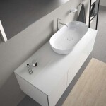 DURAVIT - Luv Umyvadlo na desku, 80x40 cm, WonderGliss, bílá 03798000001