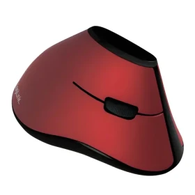 LogiLink Ergonomická vertikální bezdrátová myš červená / Myš / 2.4 GHz / 1200 DPI / 5 tlačítek / 1x AA baterie (TI020)
