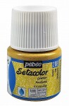Pébéo Barva na textil Setacolor Light glitter 45 ml - Zlatá 208