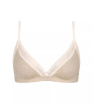 Dámská podprsenka GO Ribbed R Bralette - GRAY - sv. béžová M013 - SLOGGI GRAY L