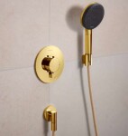 HANSGROHE - Ecostat Comfort S Sprchová baterie pod omítku, s termostatem, leštěný vzhled zlata 33714990
