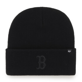 47 Brand Pánská zimní čepice Boston Red Sox MLB Haymaker '47 CUFF KNIT Black