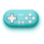 8BitDo Zero 2 modrá / Bezdrátový ovladač / Bluetooth / pro Windows Android Sraspberry Pi Switch (RET00222)
