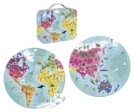 JANOD Kulaté puzzle v kufříku Zeměkoule