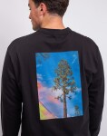 Tričko ONE OF XX Longsleeve Tree Faded Black Black