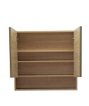 Zrcadlová skříňka Naturel Lucca 80x75 cm lamino dub LUCCA80CABD LUCCA80CABD