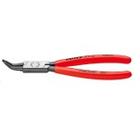 KNIPEX - Kleště precizní, na pojistné kroužky Ø 12-25mm - vnitřní, zahnuté - 130mm, velké opěrné plochy na hrotech (4821J11)