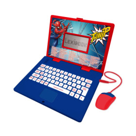 Lexibook česko-anglický vzdělávací notebook Spiderman 124 aktivit