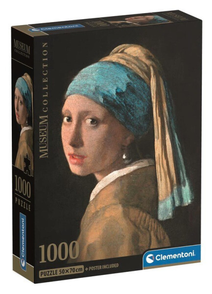Puzzle Museum: Dívka s perlou 1000 dílků