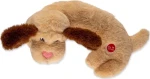 DOG FANTASY Hračka Cuddle Pejsek nahřívací hnědá / Plyšová hračka pro psy / 29 cm / levandule (454-860743)