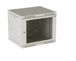 Solarix SENSA-9U-65-11-G rozvaděč nástěnný 9U 500mm / dveře sklo / RAL 7035 (83000183)