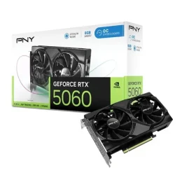 PNY GeForce RTX 5060 Dual Fan OC 8GB / 8GB GDDR7 / 128-bit / 1x HDMI + 3x DP / 180W (VCG50608DFXPB1-O)