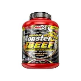 Anabolický Monster Beef - Amix (jahoda banán, 1000 g) (8033-7-1000g-strawberrybanana)