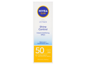 Nivea Sun Shine Control Zmatňující pleťový krém na opalování OF 50 50 ml
