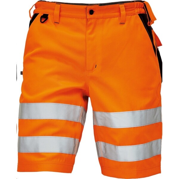 CRV Cerva Kraťasy KNOXFIELD Hi-Vis páské reflexní s elastickým pasem oranžové 54 oranžové