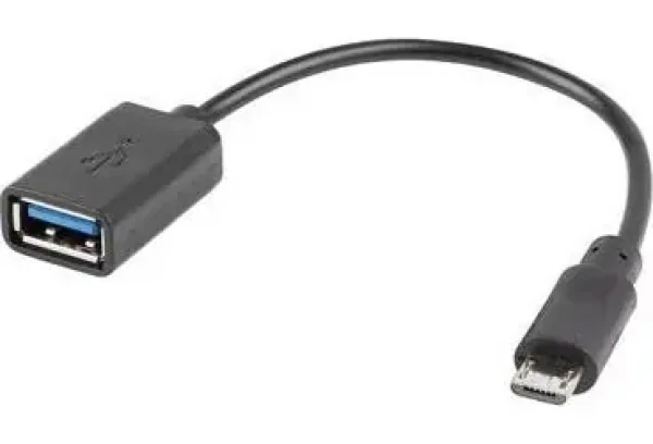 Lanberg AD-OTG-UM-01 černá / Adaptér / USB-A - Micro USB (AD-OTG-UM-01)