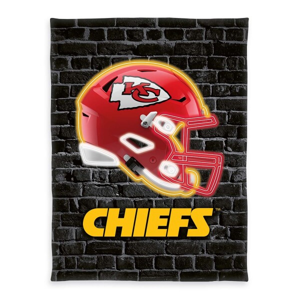 Deka Kansas City Chiefs NFL Wellsoft Flauschdecke
