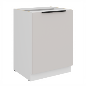 Spodní skříňka Como 60 D 1F BB Barva korpusu: Bílá, Barva dvířek: Kašmír