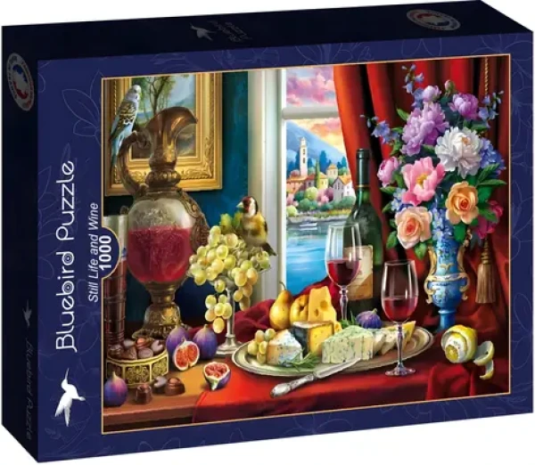 BLUEBIRD Puzzle Zátiší a víno