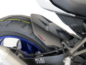 Yamaha Yzf-R1 15-25, MT-10 16-25, FZ-10 16-25, Niken 18-25, Niken GT 18-25 Zadní blatník - Karbonový vzhled-stříbrná mřížka