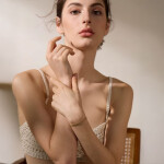 Ocelový náramek Gisele Gold - chirurgická ocel, Zlatá 18 cm + 3 cm (prodloužení)