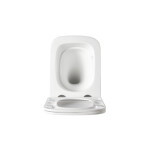INVENA - WC mísa závěsná, Malaga čtvercová, s prkénkem soft-close CE-96-001-L