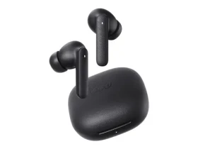 QCY Buds T43 šedá / Bezdrátová sluchátka / TWS / ANC / mikrofon / Bluetooth 5.3 / IPX4 / s dobíjecím boxem (T43 dark grey)