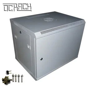 19" OCRACK OCC-12U-4P / Rozvaděč nástěnný / 12U / 450 mm / Plechové dveře (9343)