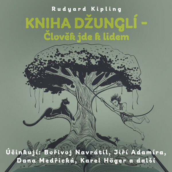 Kniha džunglí - Člověk jde k lidem - Rudyard Kipling - audiokniha