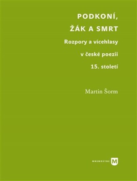 Podkoní, žák smrt Martin Šorm