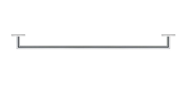 DURAVIT - Karree Držák ručníků, délka 80 cm, chrom 0099601000