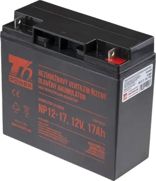 T6 Power NP12-17 / Akumulátor / 12V / 17Ah / VRLA / pro UPS (T6UPS0033)