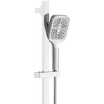 CERANO - Vanová nástěnná baterie Lorena s příslušenstvím - termostatická - otočný výtok - chrom CER-605254