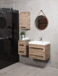 Koupelnová skříňka nízká SAT Cube Way 32,5x63x20 cm dub wellington CUBE3CHH32DW CUBE3CHH32DW
