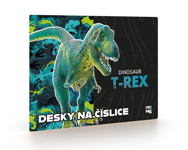 Desky na číslice - Premium Dinosaurus