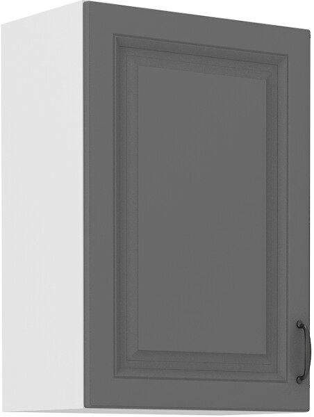 Horní skříňka Stilo 50 G-72 1F Barva korpusu: Bílá, Barva dvířek: Dust Grey