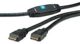 Roline Aktivní HDMI kabel 30 m / Kabel HDMI / HDMI (M) - HDMI (M) / zlacené konektory (14.01.3465)