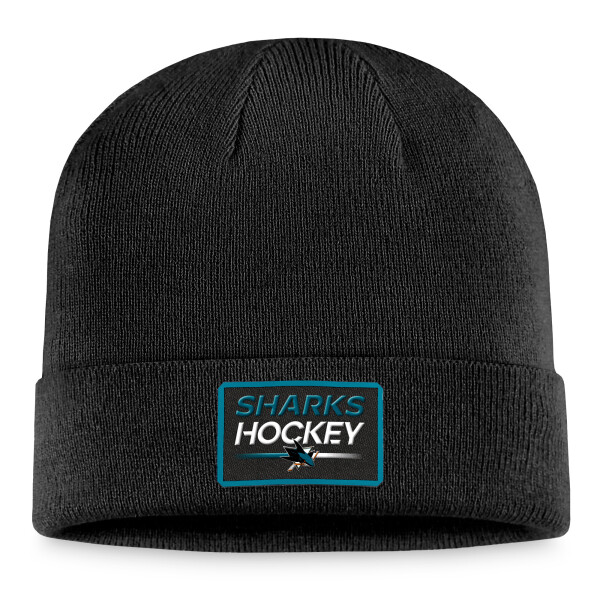 Fanatics Pánská zimní čepice San Jose Sharks NHL Authentic Pro Prime Cuffed Beanie