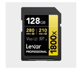 Lexar SDXC Pro 1800x U3 UHS-II R280/W210 (V60) 128GB EDF_1138243