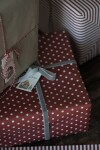 Ib Laursen Sametová stuha na špulce Grey – 10 m, šedá barva, textil