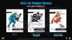 Hokejové karty NHL 2025-26 Upper Deck Premier Hockey Hobby Box