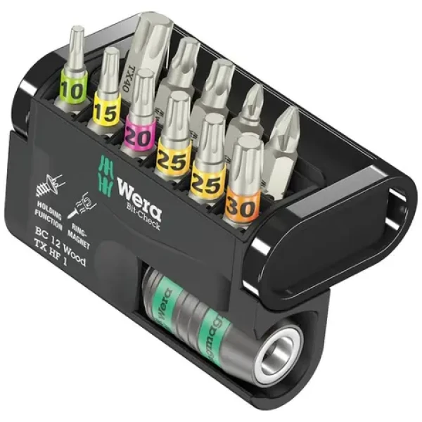 WERA Bit-Check 12 Wood TX HF 1 - 12 dílný (05057435001)