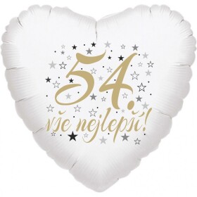 54. narozeniny balónek srdce Balonky.cz 54. narozeniny balónek srdce Balonky.cz