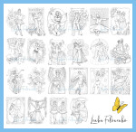 Dream Dancers 2, antistresové omalovánky s podpisem autorky, Lenka Filonenko