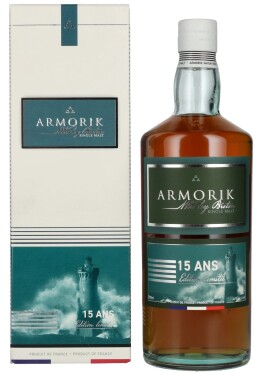 Armorik Breton Single Malt Whisky 15yo 0,7L, 46%, -DB-