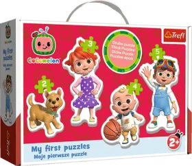 Trefl - Puzzle - Baby puzzle: Cocomelon 4v1