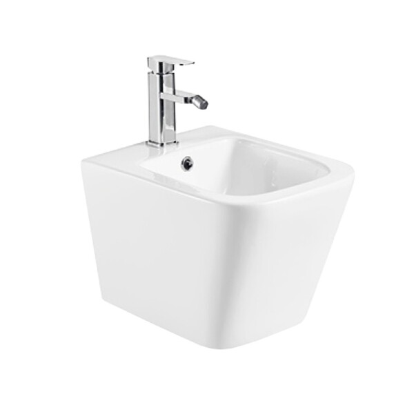 Mereo Bidet závěsný kapotovaný , 485x345x330, keramický, bílý VSD83B